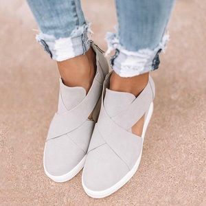 Women Fashion Stylish Wedge Sneakers
